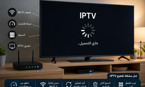 شرح طريقة حل مشكلة تقطيع اشتراك IPTV خطوة بخطوة