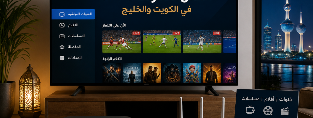 أفضل اشتراك IPTV في الكويت والخليج: كيف تختار الاشتراك المناسب؟ أفضل اشتراك IPTV في الكويت والخليج: كيف تختار الاشتراك المناسب؟